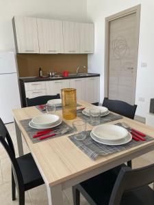 Kuchyň nebo kuchyňský kout v ubytování Agriturismo Le Paesane