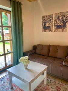 Posezení v ubytování Apartmán 8, Jezerné