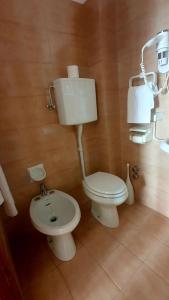 Koupelna v ubytování hotel Serena