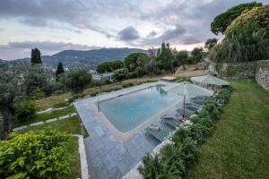 Nespecifikovaný výhled na hory nebo výhled na hory při pohledu z apartmánu