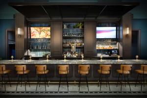 列克星敦希尔顿逸林套房酒店酒廊或酒吧区