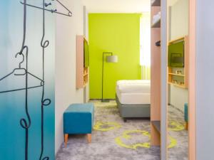 Khu vực ghế ngồi tại ibis Styles Stuttgart Vaihingen