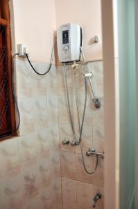 Koupelna v ubytování Sobaya Hotel
