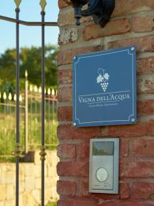 Vigna Dell'Acqua tanúsítványa, márkajelzése vagy díja