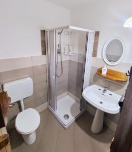 Koupelna v ubytování La Casa di Michele