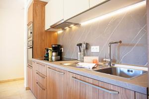 Dapur atau dapur kecil di Résidence Pierre & Vacances Premium Domaine du Golfe du Lion