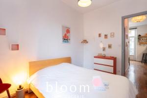 Posteľ alebo postele v izbe v ubytovaní Nancy Thermal ARTEM F2 chaleureux