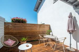Balkón nebo terasa v ubytování Studio Cocon Enea Bidart, terrasse et parking