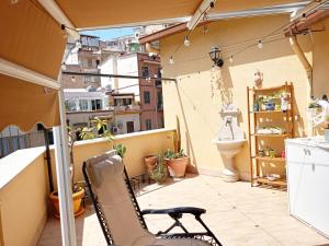 Balkón alebo terasa v ubytovaní In Piazza casavacanze