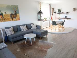 Χώρος καθιστικού στο Exklusive Wohnung mit Balkon