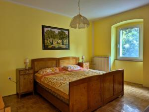 Postel nebo postele na pokoji v ubytování Apartment Luna