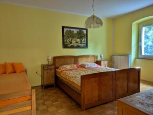 Postel nebo postele na pokoji v ubytování Apartment Luna