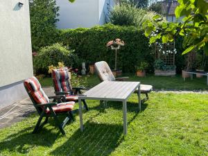 Κήπος έξω από το Claudias Apartment - 20 Minuten bis Messe Nürnberg