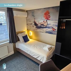 Voodi või voodid majutusasutuse Elberg Hotel & Apartments toas
