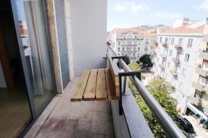 Uma varanda ou terraço em WOT Lisbon Nomad