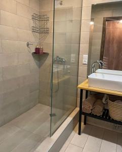 Un baño de Flat in Bakuriani