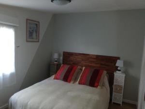 Postel nebo postele na pokoji v ubytování Randos Belles Rives