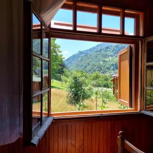 Pemandangan gunung umum atau pemandangan gunung yang diambil dari apartmen