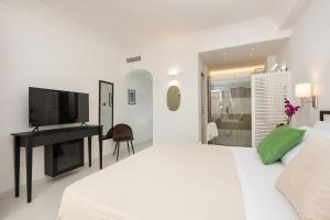 TV a/nebo společenská místnost v ubytování Casa Giuliani Capri