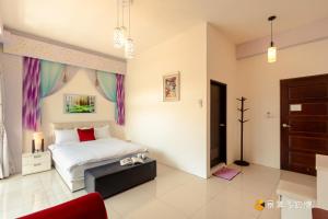 Voodi või voodid majutusasutuse Hong Lai Guest House toas