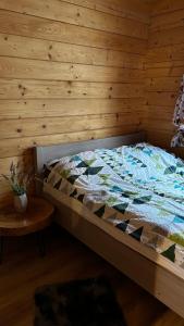 Postel nebo postele na pokoji v ubytování Domki u Wiesi