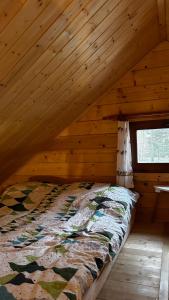 Postel nebo postele na pokoji v ubytování Domki u Wiesi