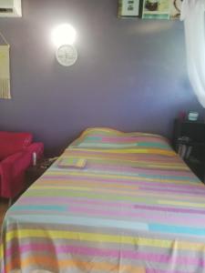 Postel nebo postele na pokoji v ubytování bungalow bord de mer martinique