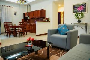 Posezení v ubytování Siemreap Green Residence