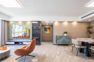 Posezení v ubytování Cloud & Sea Boutique Apartment