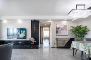 Posezení v ubytování Cloud & Sea Boutique Apartment