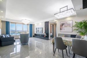 Posezení v ubytování Cloud & Sea Boutique Apartment