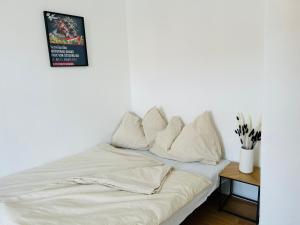 Postel nebo postele na pokoji v ubytování Apartment Gutenberg - Self-Check-In - Nähe RedBull Ring