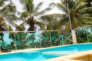 Bazén v ubytování Hotel San Andres Arboletes nebo v jeho okolí