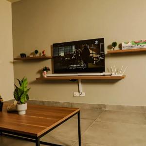 TV a/nebo společenská místnost v ubytování Haven46