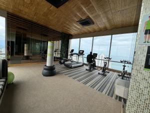 Γυμναστήριο ή/και όργανα γυμναστικής στο ห้องพักวิวทะเลชายหาดจอมเทียน jomtain beach