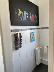 Koupelna v ubytování Ferienwohnung Woldemar