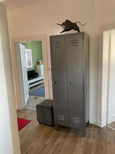 Kuchyň nebo kuchyňský kout v ubytování Ferienwohnung Woldemar