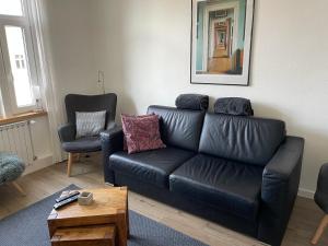 Posezení v ubytování Ferienwohnung Woldemar