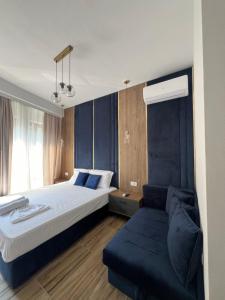 Postel nebo postele na pokoji v ubytování Begu Motel
