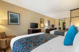Postel nebo postele na pokoji v ubytování Best Western Plus Lytle Inn and Suites