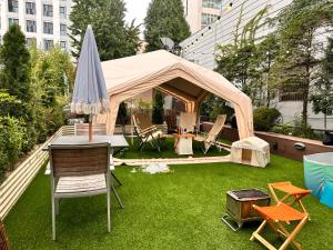 Ogród w obiekcie Acube Hotel Dongdaemun