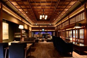 Prostor za sedenje u objektu Ryokan Onomichi Nishiyama