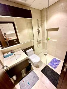 Koupelna v ubytování 7N-D Cozy Resort Tambuli Seaside Living