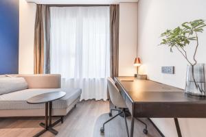 Predel za sedenje v nastanitvi Atour Hotel Jinan Shandong International Convention and Exhibition Center Ikea