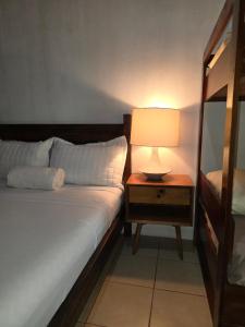 Postel nebo postele na pokoji v ubytování Tortuguero Hill Rooms