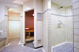 Koupelna v ubytování Alpenhotel Tirol