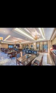 Posezení v ubytování 康桥小镇酒店