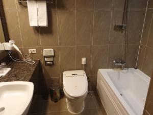 Koupelna v ubytování Mstay Hotel
