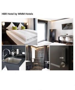 Ένα ή περισσότερα κρεβάτια σε δωμάτιο στο HBR HÔTEL By HÔTEL
