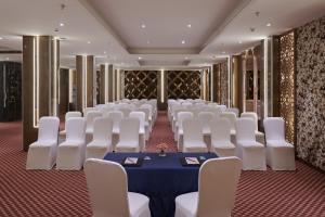Posezení v ubytování Deventure Sarovar Portico Patel Nagar